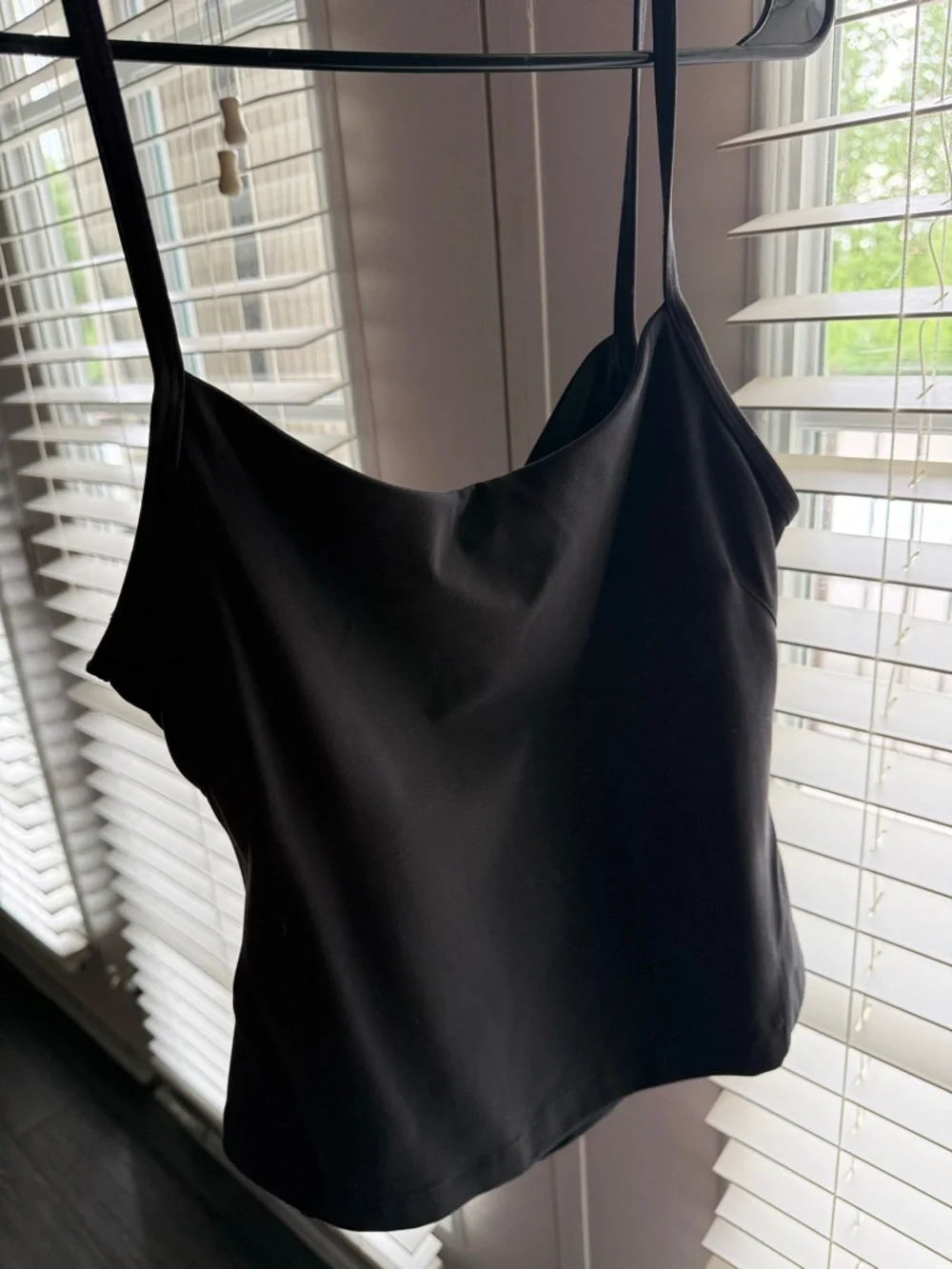 lululemon athletica Black Strappy Layered Tank Top